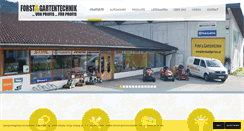 Desktop Screenshot of forstundgarten.at